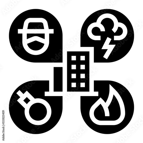 business disaster icon