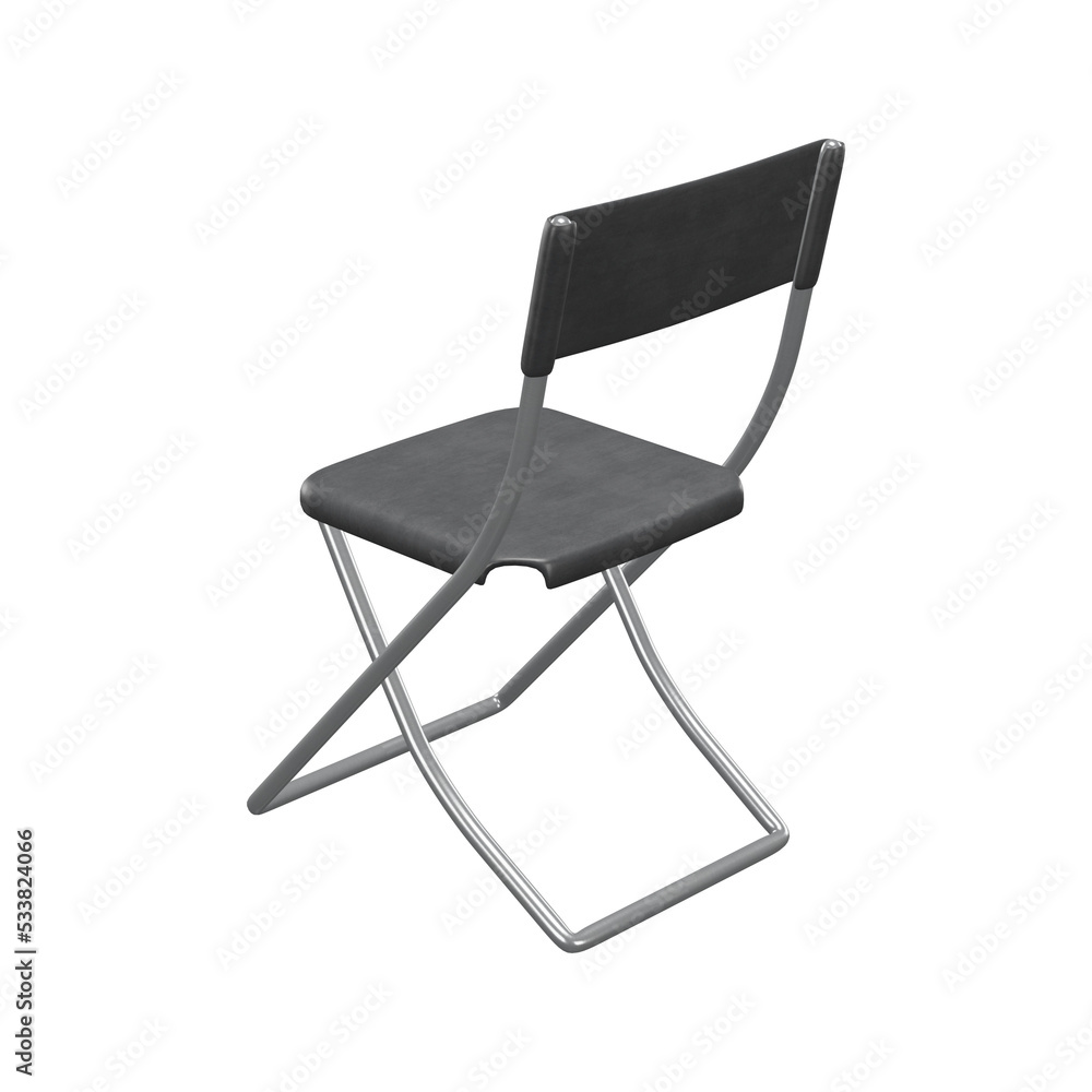 Realistic Chair Illustration. 3D Render. Realistic Chair Illustration. 3D Render.