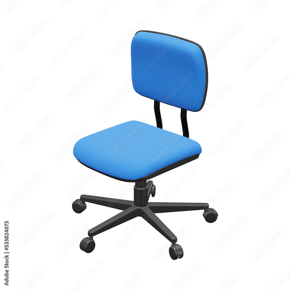 Realistic Chair Illustration. 3D Render. Realistic Chair Illustration. 3D Render.