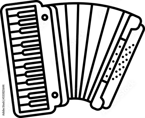 accordion line icon