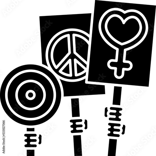 activist line icon