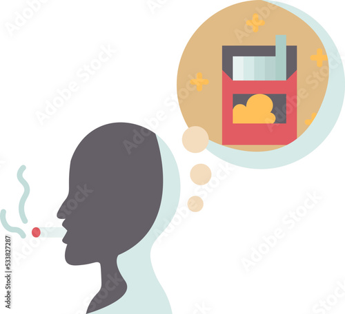 addiction line icon