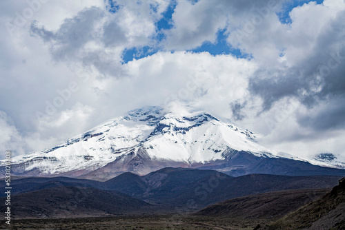 Landscape of El chimborazo, Ecuador, andes, andean mountains snow peak © Giuseppe
