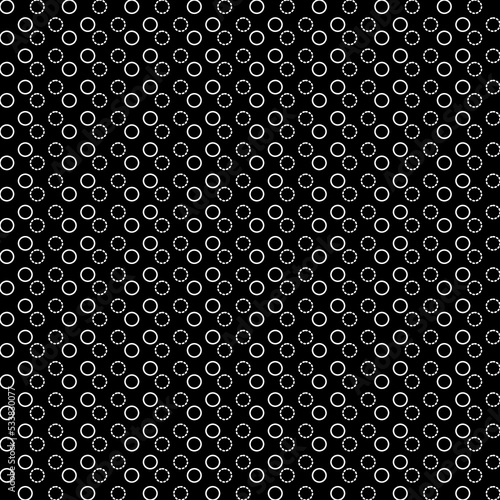 Background footage wallpaper and seamless artwork illustration texture of vector graphic line drawing circle design isolated flat trendy black white graphic designs beautiful pattern colorful fabric