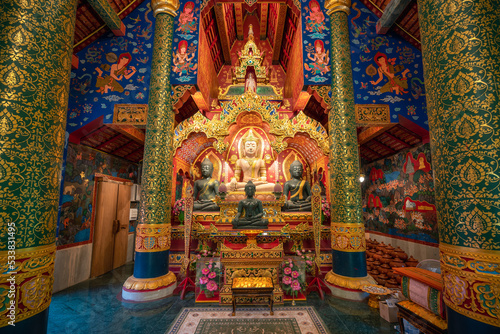 Wat Ming Muang in Chiang Rai Province, Thailand