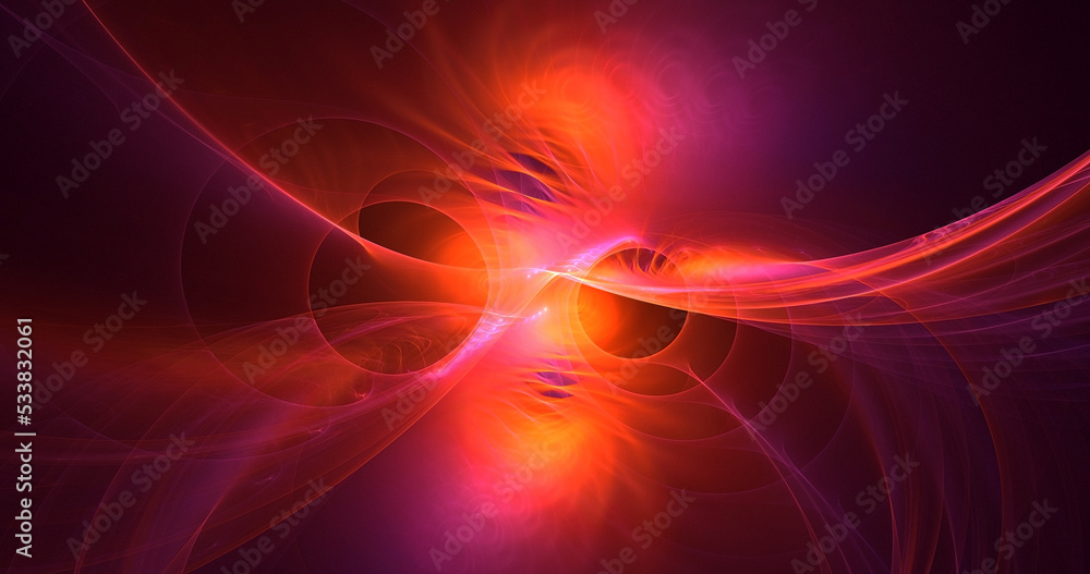 3D rendering abstract multicolor fractal light background 3D rendering abstract multicolor fractal light background