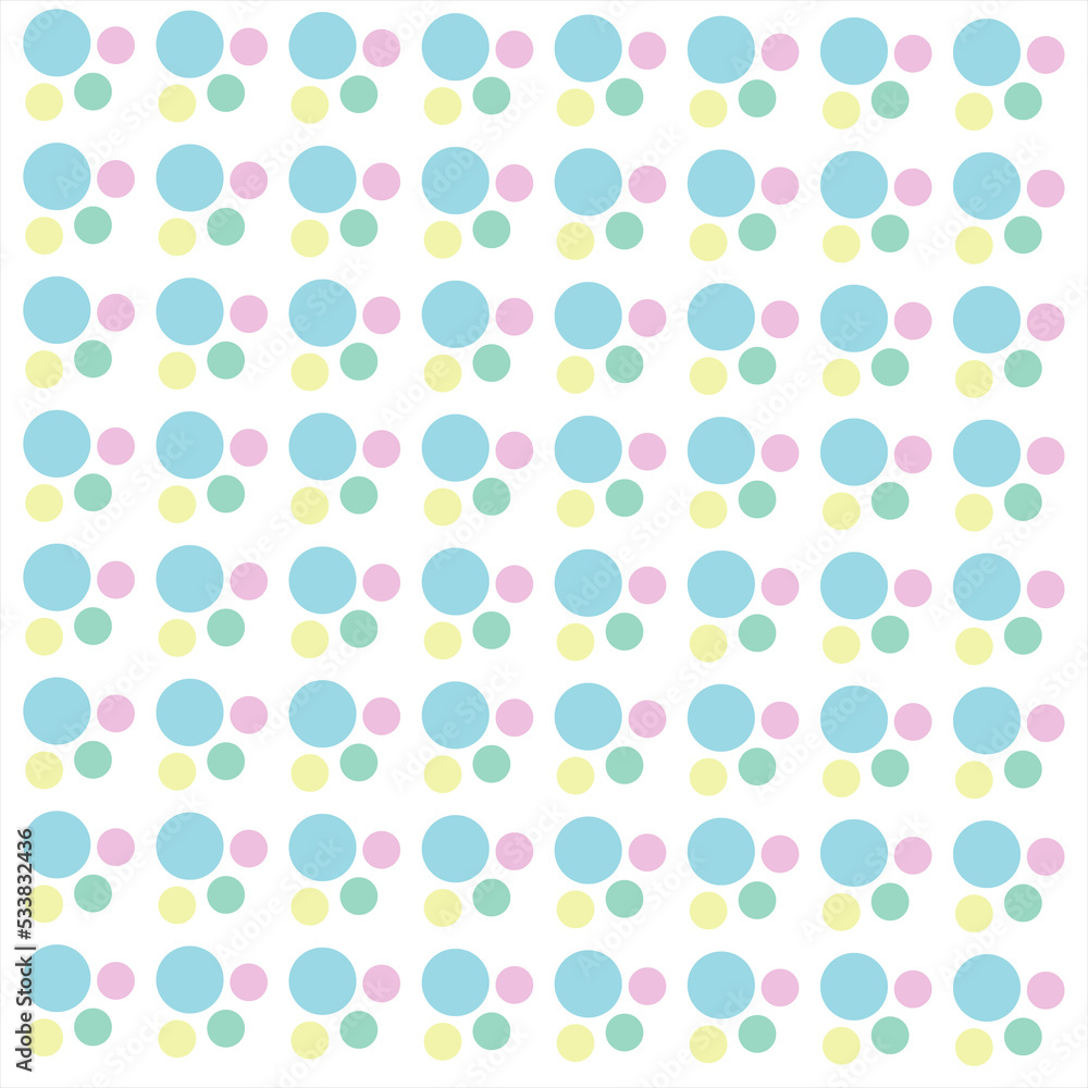 seamless pattern with circles seamless pattern with circles