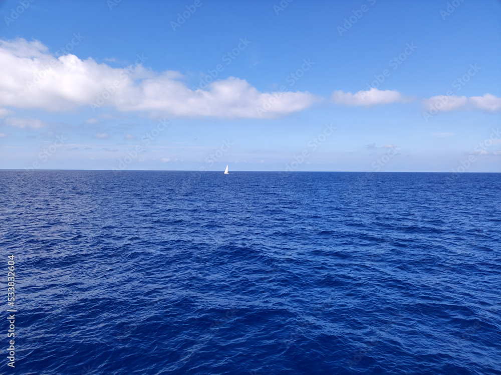 Obraz premium seascape on Ionian sea at Corfu island