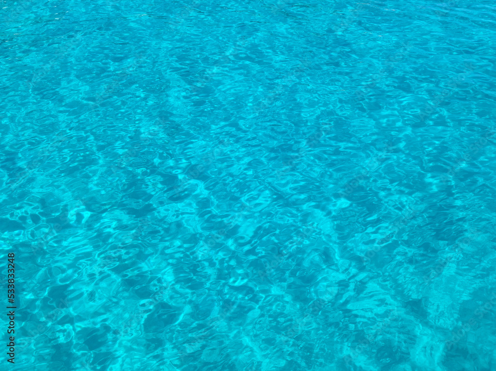 clear turquoise sea water background