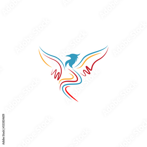 Phoenix logo icon design