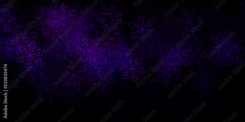 Obraz premium Dark pink vector template with lines.