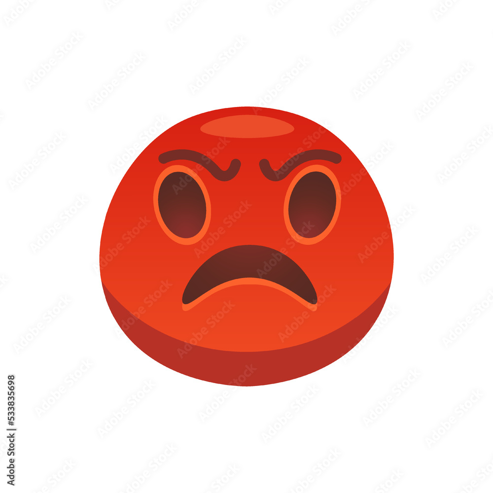 Face evil emoji flat icon for web design. Cartoon yellow emotion circle icon smiling, laughing and crying isolated vector illustration. Feeling expression Face evil emoji flat icon for web design. Cartoon yellow emotion circle icon smiling, laughing and crying isolated vector illustration. Feeling expression