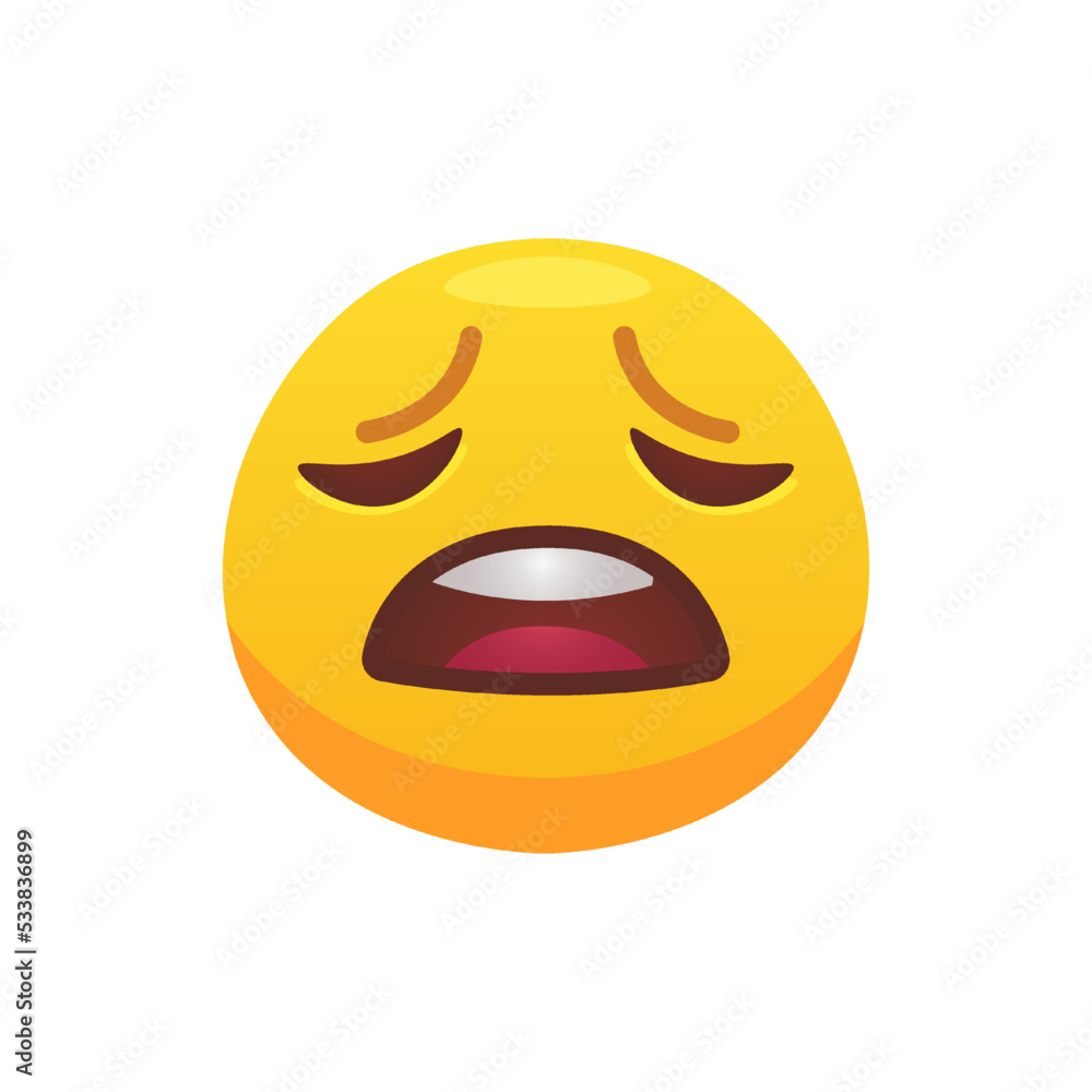 Face emoji flat icon for web design. Cartoon yellow emotion circle icon smiling, laughing and crying isolated vector illustration. Expression Face emoji flat icon for web design. Cartoon yellow emotion circle icon smiling, laughing and crying isolated vector illustration. Expression