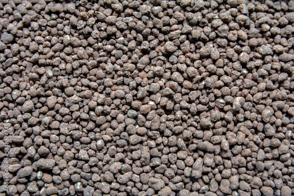 Granules of mineral fertilizer close-up. Granules of mineral fertilizer close-up.