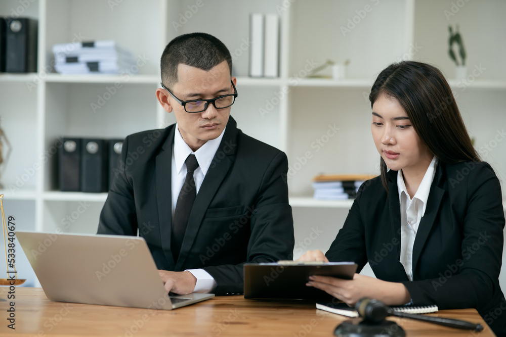 Lawyers having Concepts of Consulting team work Legal services at the law office. Lawyers having Concepts of Consulting team work Legal services at the law office.