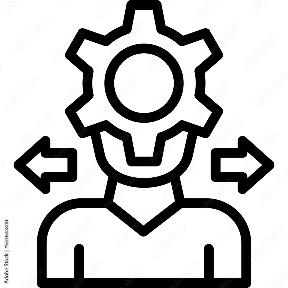 Decision Making Process Icon Decision Making Process Icon