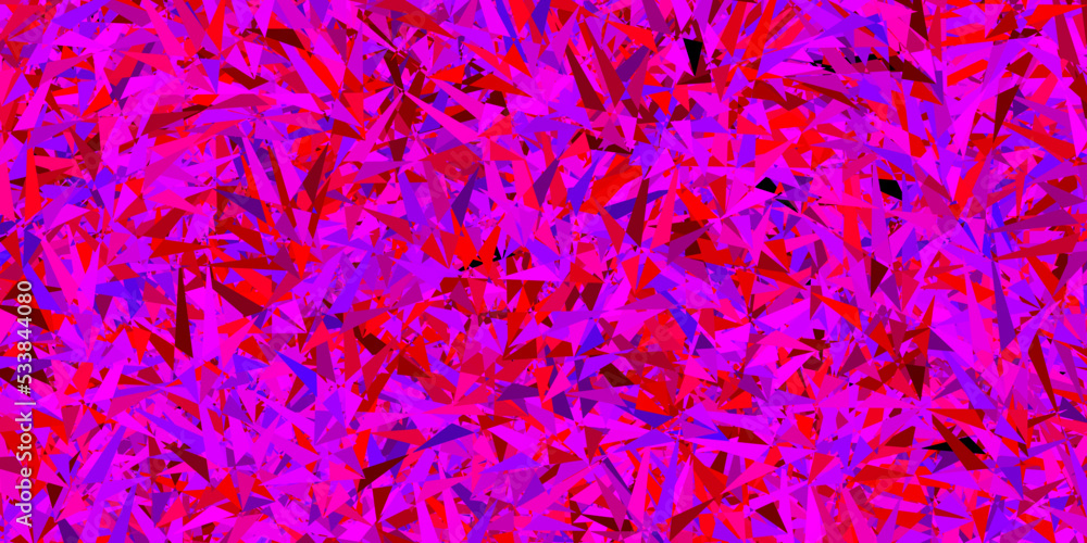 Dark Pink, Red vector pattern with polygonal style. Dark Pink, Red vector pattern with polygonal style.