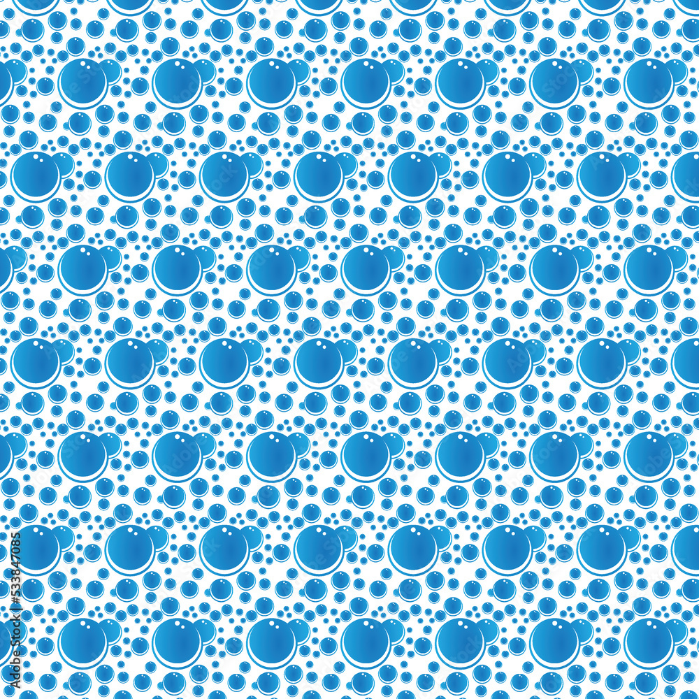 Soap bubbles seamless pattern. Vector background Soap bubbles seamless pattern. Vector background