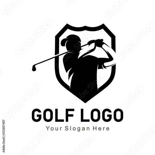 golf shield logo