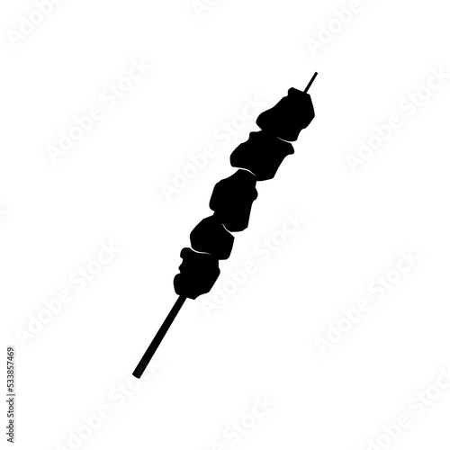 satay icon vector