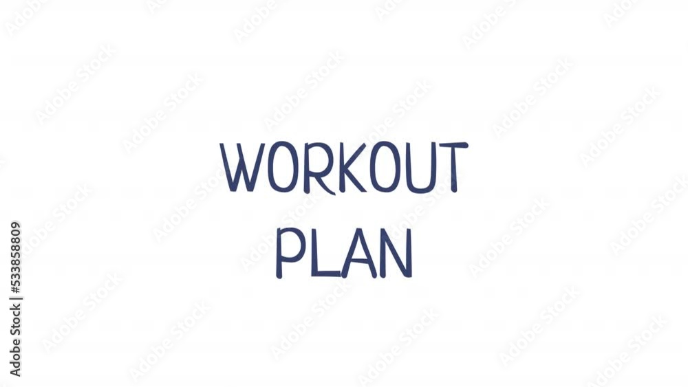Animated workout plan text template. Regular training. Body-weight exercises. Looped HD video footage with alpha channel. Short phrase animation for postcard, ecard, banner. Neucha font used Animated workout plan text template. Regular training. Body-weight exercises. Looped HD video footage with alpha channel. Short phrase animation for postcard, ecard, banner. Neucha font used