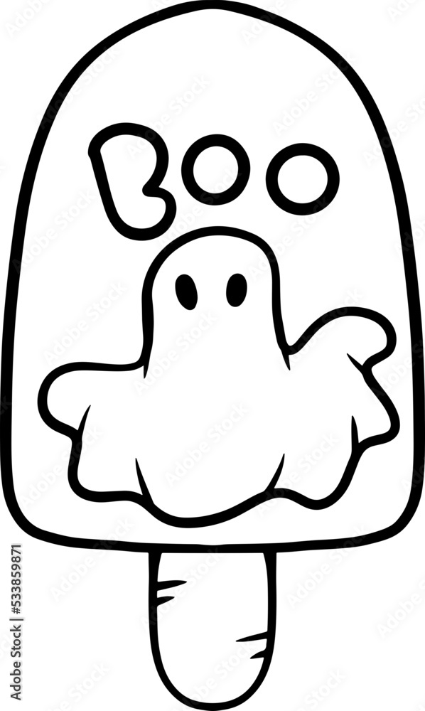 Obraz premium Candy and Drink Halloween illustration Hand drawn