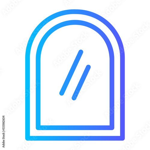 mirror gradient icon