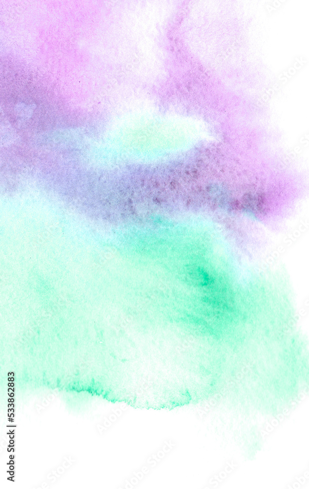 abstract watercolor purpie green background	