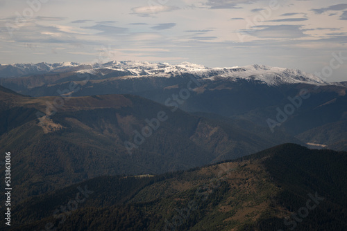 Fagaras mountains in the morning © Theodora
