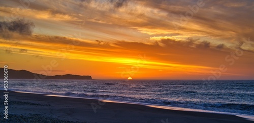 Sunset at Gillespie's Beach, West Coast, New Zealand © Scott