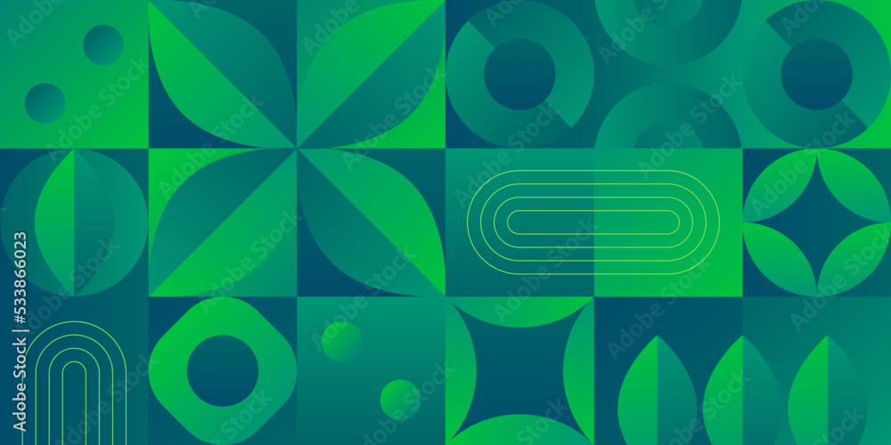 Organic geometric pattern. Abstract mosaic food plant background flat bauhaus design, Vector geometry banner swiss style Organic geometric pattern. Abstract mosaic food plant background flat bauhaus design, Vector geometry banner swiss style
