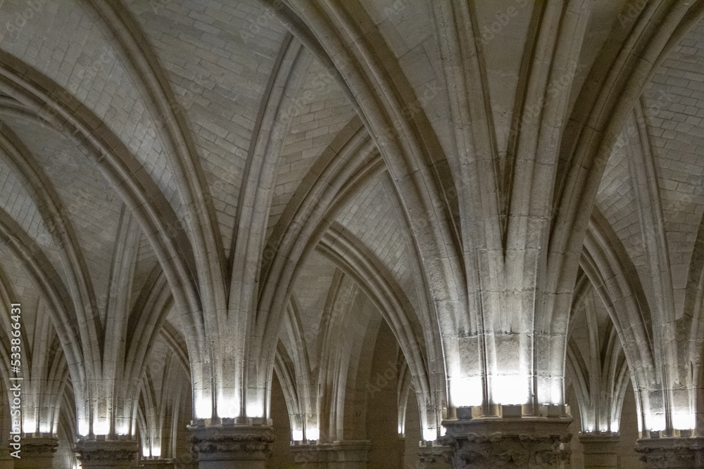 arches of a cathedral 