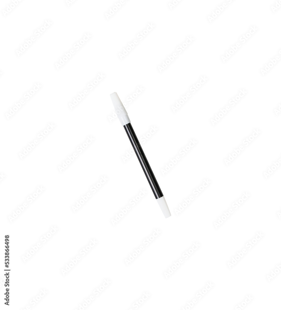 Black marker pen in transparent background Black marker pen in transparent background