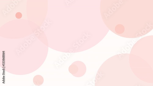 円がゆっくり動くアニメーション背景　赤