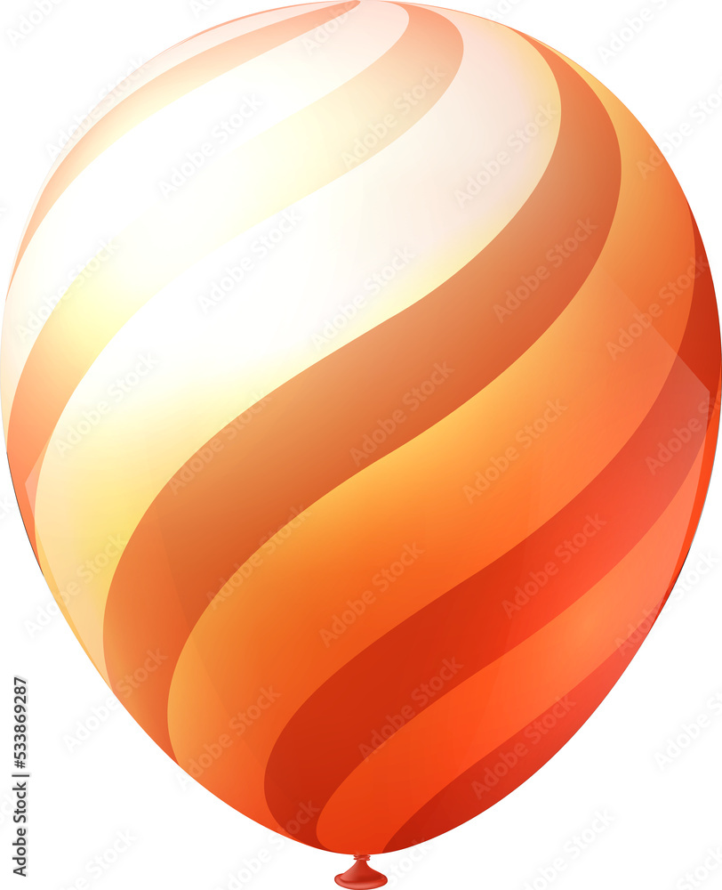 3D realistic party decoration helium balloon 3D realistic party decoration helium balloon