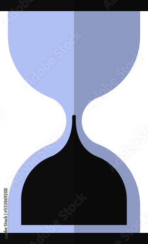 hourglass  vector design illustration isolated on transparent background