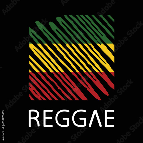 reggae grunge color background sustaible use for tshirt, logo, icon, etc.