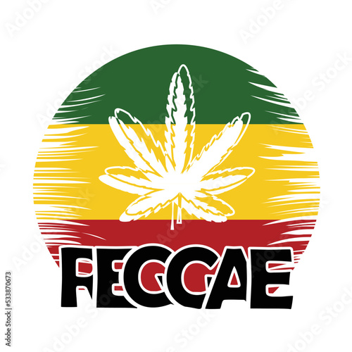 reggae color background composition cannabis