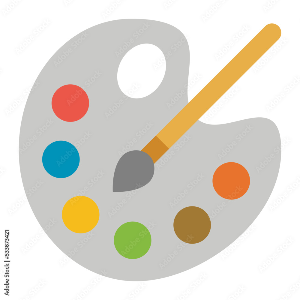 Artist flat icon Artist flat icon