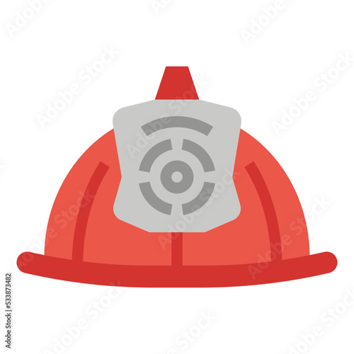 Fireman flat icon