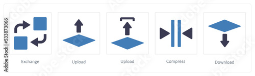 Exchange, Upload, Compress