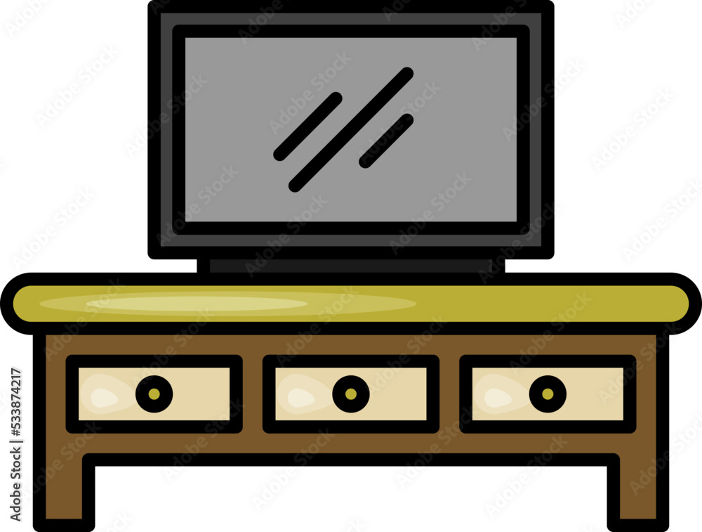 Obraz premium home interior icon illustration