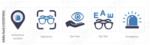 Ambulance location, Opticianry