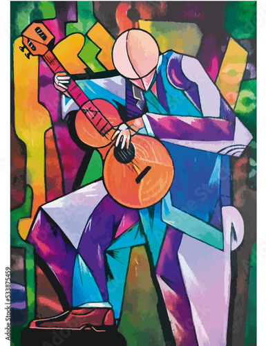 Guitar man street music