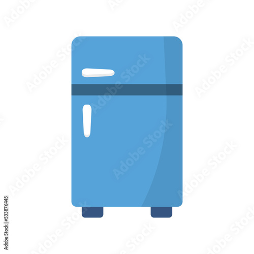Modern refrigerator icon. Fridge. Vector.