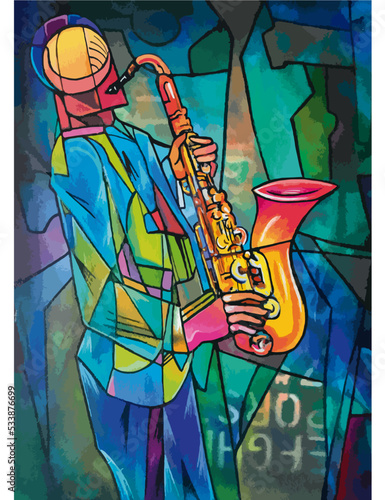 The saxophone man.