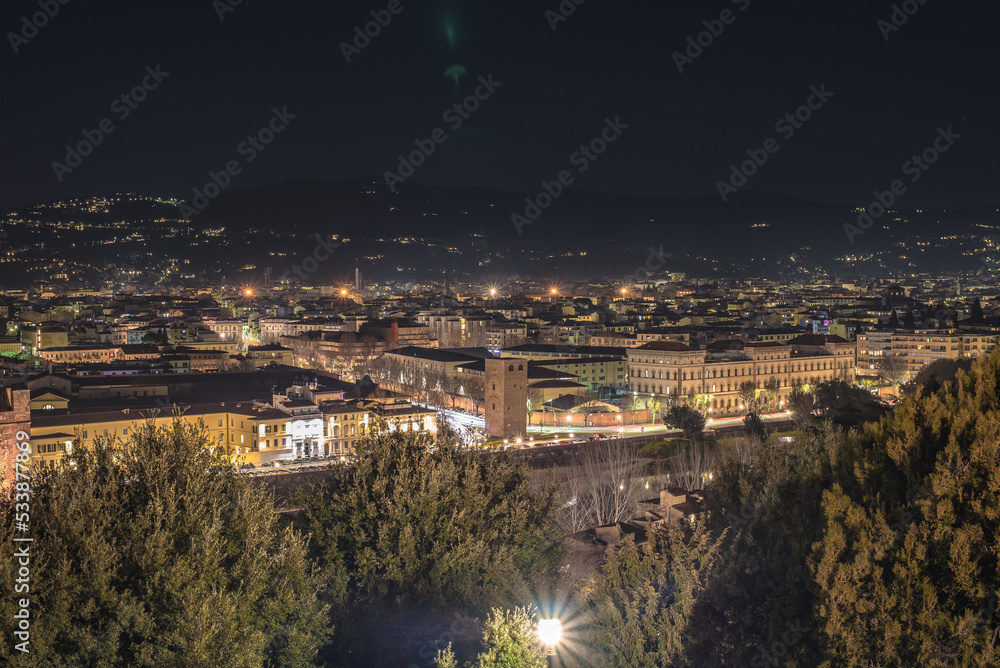 Fototapeta premium Florence by night in High Quality