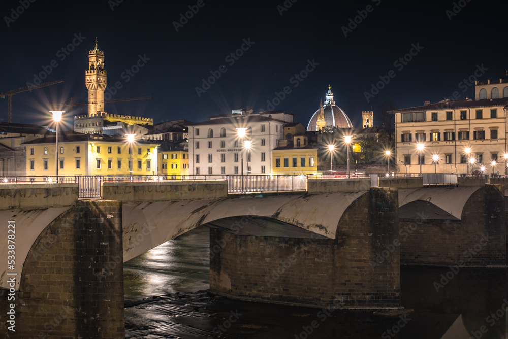 Florence by night in High Quality