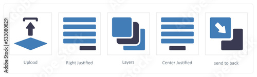 Upload, Right Justified, Layers