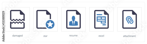damaged, star, resume